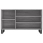 vidaXL Schuhregal Grau Sonoma 102x36x60 cm Holzwerkstoff vidaXL Schuhregal Grau Sonoma 102x36x60 cm Holzwerkstoff