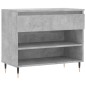 vidaXL Schuhregal Betongrau 70x36x60 cm Holzwerkstoff vidaXL Schuhregal Betongrau 70x36x60 cm Holzwerkstoff