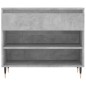 vidaXL Schuhregal Betongrau 70x36x60 cm Holzwerkstoff vidaXL Schuhregal Betongrau 70x36x60 cm Holzwerkstoff