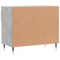 vidaXL Schuhregal Betongrau 70x36x60 cm Holzwerkstoff vidaXL Schuhregal Betongrau 70x36x60 cm Holzwerkstoff