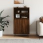 vidaXL Highboard Braun Eichen-Optik 60x36x110 cm Holzwerkstoff vidaXL Highboard Braun Eichen-Optik 60x36x110 cm Holzwerkstoff