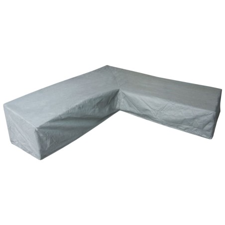 Eurotrail Schutzhülle für Lounge-Set in L-Form 255x255x100/70 cm Grau