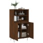 vidaXL Highboard Braun Eichen-Optik 60x36x110 cm Holzwerkstoff vidaXL Highboard Braun Eichen-Optik 60x36x110 cm Holzwerkstoff