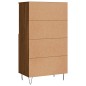 vidaXL Highboard Braun Eichen-Optik 60x36x110 cm Holzwerkstoff vidaXL Highboard Braun Eichen-Optik 60x36x110 cm Holzwerkstoff