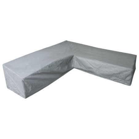 Eurotrail Schutzhülle für Lounge-Set in L-Form 255x255x100/70 cm Grau