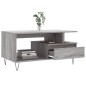 vidaXL Couchtisch Grau Sonoma 90x49x45 cm Holzwerkstoff