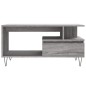 vidaXL Couchtisch Grau Sonoma 90x49x45 cm Holzwerkstoff