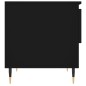 vidaXL Couchtische 2 Stk. Schwarz 50x46x50 cm Holzwerkstoff vidaXL Couchtische 2 Stk. Schwarz 50x46x50 cm Holzwerkstoff