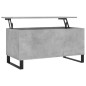 vidaXL Couchtisch Betongrau 90x44,5x45 cm Holzwerkstoff vidaXL Couchtisch Betongrau 90x44,5x45 cm Holzwerkstoff
