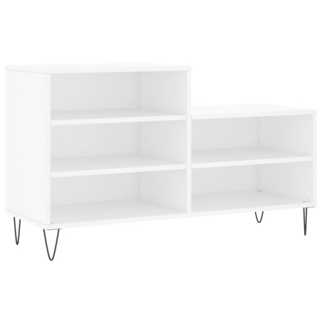vidaXL Schuhregal Weiß 102x36x60 cm Holzwerkstoff