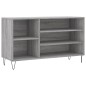 vidaXL Schuhregal Grau Sonoma 102x36x60 cm Holzwerkstoff vidaXL Schuhregal Grau Sonoma 102x36x60 cm Holzwerkstoff