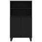 vidaXL Highboard Schwarz 60x36x110 cm Holzwerkstoff vidaXL Highboard Schwarz 60x36x110 cm Holzwerkstoff