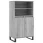vidaXL Highboard Grau Sonoma 60x36x110 cm Holzwerkstoff vidaXL Highboard Grau Sonoma 60x36x110 cm Holzwerkstoff