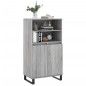 vidaXL Highboard Grau Sonoma 60x36x110 cm Holzwerkstoff vidaXL Highboard Grau Sonoma 60x36x110 cm Holzwerkstoff
