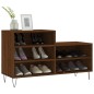 vidaXL Schuhregal Braun Eichen-Optik 102x36x60 cm Holzwerkstoff vidaXL Schuhregal Braun Eichen-Optik 102x36x60 cm Holzwerkstoff