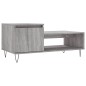vidaXL Couchtisch Grau Sonoma 100x50x45 cm Holzwerkstoff vidaXL Couchtisch Grau Sonoma 100x50x45 cm Holzwerkstoff
