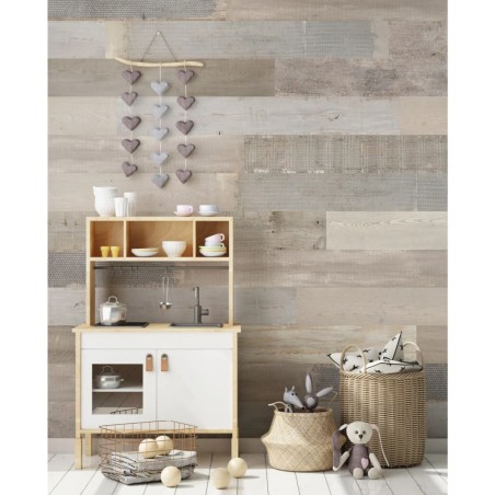 Grosfillex Wandfliesen Accent 9 Stk. 15,4x120 cm Amazonia