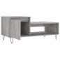 vidaXL Couchtisch Grau Sonoma 100x50x45 cm Holzwerkstoff vidaXL Couchtisch Grau Sonoma 100x50x45 cm Holzwerkstoff