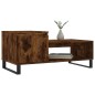 vidaXL Couchtisch Räuchereiche 100x50x45 cm Holzwerkstoff vidaXL Couchtisch Räuchereiche 100x50x45 cm Holzwerkstoff