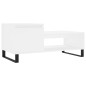 vidaXL Couchtisch Weiß 100x50x45 cm Holzwerkstoff vidaXL Couchtisch Weiß 100x50x45 cm Holzwerkstoff