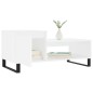 vidaXL Couchtisch Weiß 100x50x45 cm Holzwerkstoff vidaXL Couchtisch Weiß 100x50x45 cm Holzwerkstoff