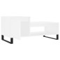 vidaXL Couchtisch Weiß 100x50x45 cm Holzwerkstoff vidaXL Couchtisch Weiß 100x50x45 cm Holzwerkstoff