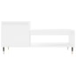 vidaXL Couchtisch Weiß 100x50x45 cm Holzwerkstoff vidaXL Couchtisch Weiß 100x50x45 cm Holzwerkstoff