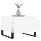 vidaXL Couchtisch Weiß 50x46x35 cm Holzwerkstoff vidaXL Couchtisch Weiß 50x46x35 cm Holzwerkstoff