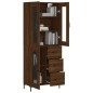 vidaXL Highboard Braun Eichen-Optik 69,5x34x180 cm Holzwerkstoff vidaXL Highboard Braun Eichen-Optik 69,5x34x180 cm Holzwerkstoff