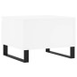 vidaXL Couchtisch Weiß 50x46x35 cm Holzwerkstoff vidaXL Couchtisch Weiß 50x46x35 cm Holzwerkstoff