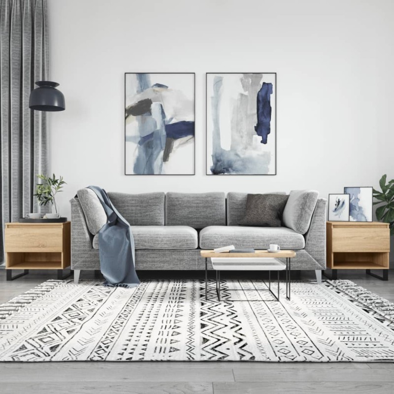 vidaXL Couchtische 2 Stk. Sonoma-Eiche 50x46x50 cm Holzwerkstoff vidaXL Couchtische 2 Stk. Sonoma-Eiche 50x46x50 cm Holzwerkstoff