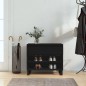 vidaXL Schuhregal Schwarz 70x36x60 cm Holzwerkstoff vidaXL Schuhregal Schwarz 70x36x60 cm Holzwerkstoff