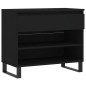 vidaXL Schuhregal Schwarz 70x36x60 cm Holzwerkstoff vidaXL Schuhregal Schwarz 70x36x60 cm Holzwerkstoff