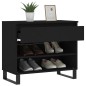 vidaXL Schuhregal Schwarz 70x36x60 cm Holzwerkstoff vidaXL Schuhregal Schwarz 70x36x60 cm Holzwerkstoff