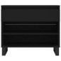 vidaXL Schuhregal Schwarz 70x36x60 cm Holzwerkstoff vidaXL Schuhregal Schwarz 70x36x60 cm Holzwerkstoff