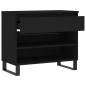 vidaXL Schuhregal Schwarz 70x36x60 cm Holzwerkstoff vidaXL Schuhregal Schwarz 70x36x60 cm Holzwerkstoff