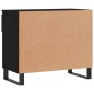 vidaXL Schuhregal Schwarz 70x36x60 cm Holzwerkstoff vidaXL Schuhregal Schwarz 70x36x60 cm Holzwerkstoff