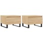 vidaXL Couchtische 2 Stk. Sonoma-Eiche 50x46x35 cm Holzwerkstoff vidaXL Couchtische 2 Stk. Sonoma-Eiche 50x46x35 cm Holzwerkstoff