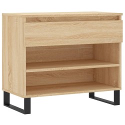 vidaXL Schuhregal Sonoma-Eiche 70x36x60 cm Holzwerkstoff