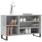 vidaXL Schuhregal Betongrau 102x36x60 cm Holzwerkstoff vidaXL Schuhregal Betongrau 102x36x60 cm Holzwerkstoff