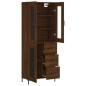 vidaXL Highboard Braun Eichen-Optik 69,5x34x180 cm Holzwerkstoff vidaXL Highboard Braun Eichen-Optik 69,5x34x180 cm Holzwerkstoff