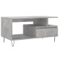 vidaXL Couchtisch Betongrau 90x49x45 cm Holzwerkstoff vidaXL Couchtisch Betongrau 90x49x45 cm Holzwerkstoff