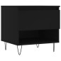 vidaXL Couchtisch Schwarz 50x46x50 cm Holzwerkstoff vidaXL Couchtisch Schwarz 50x46x50 cm Holzwerkstoff