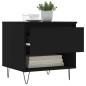 vidaXL Couchtisch Schwarz 50x46x50 cm Holzwerkstoff vidaXL Couchtisch Schwarz 50x46x50 cm Holzwerkstoff