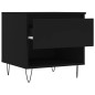 vidaXL Couchtisch Schwarz 50x46x50 cm Holzwerkstoff vidaXL Couchtisch Schwarz 50x46x50 cm Holzwerkstoff