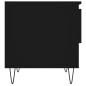 vidaXL Couchtisch Schwarz 50x46x50 cm Holzwerkstoff vidaXL Couchtisch Schwarz 50x46x50 cm Holzwerkstoff