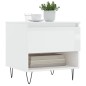vidaXL Couchtisch Hochglanz-Weiß 50x46x50 cm Holzwerkstoff vidaXL Couchtisch Hochglanz-Weiß 50x46x50 cm Holzwerkstoff