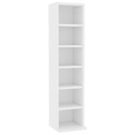 vidaXL CD-Schrank Weiß 21x20x88 cm Holzwerkstoff