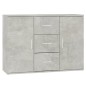 vidaXL Sideboard Betongrau 91x29,5x65 cm Holzwerkstoff vidaXL Sideboard Betongrau 91x29,5x65 cm Holzwerkstoff
