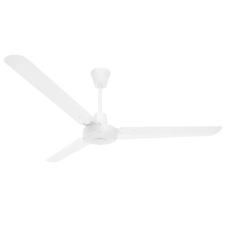 vidaXL Deckenventilator 142 cm Weiß